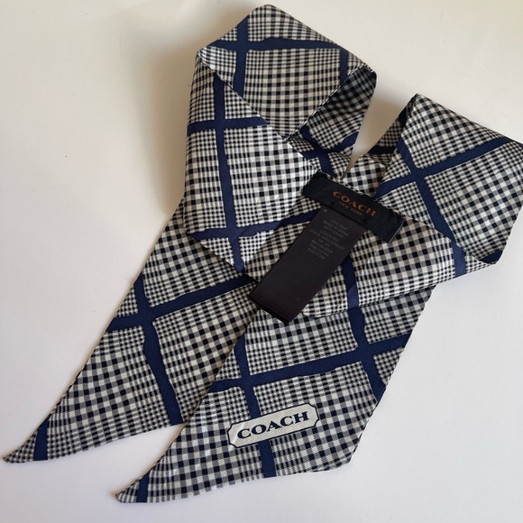 Coach small silk scarf - Picture 5 of 8